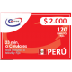 Tarjeta Peru